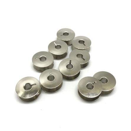 YICBOR 10PCS Metal ""L"" Bobbins 55623S for Pfaff Grand Quilter 1200 - Image 3